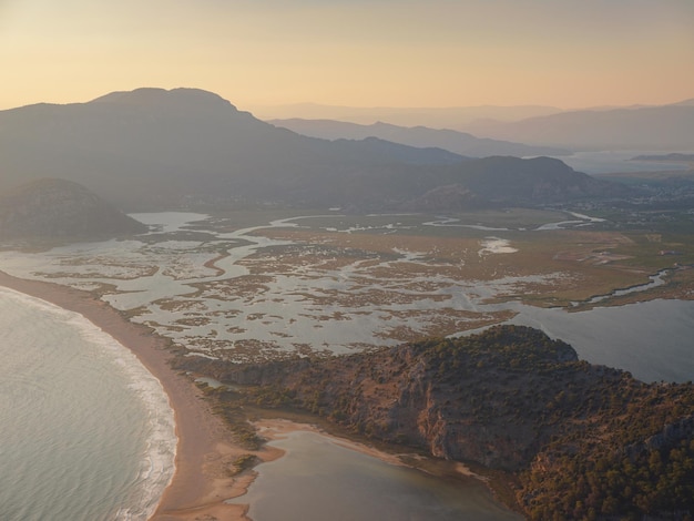 Travel to Turkey viewpoint over Dalyan