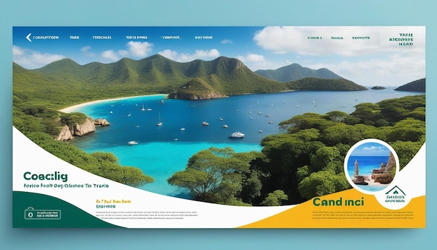 Travel web banner