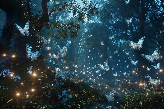 Traverse the ethereal forest of Octane Renders k generative ai