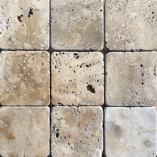 Travertine Tile Tumbled Paver Slab for Seamless Pathway and Courtyard Pavement