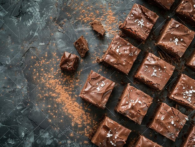 Photo a tray of chocolates with the word  gluten  on it