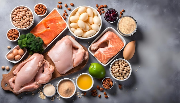 a tray of food including a variety of ingredients including a variety of ingredients