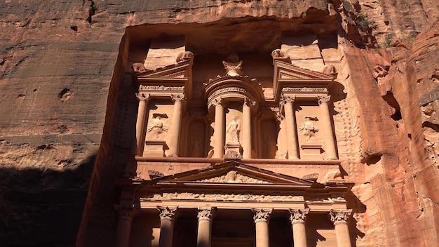 Treasury Building in Petra  Jordan World Heritage Site