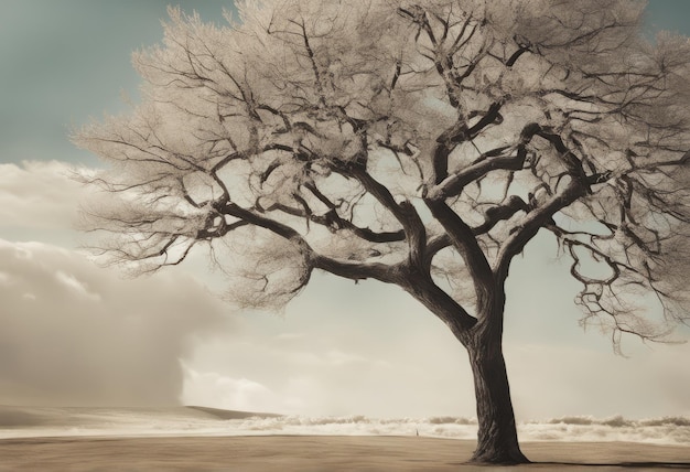 tree in the deserttree in the desertbeautiful view of nature scene