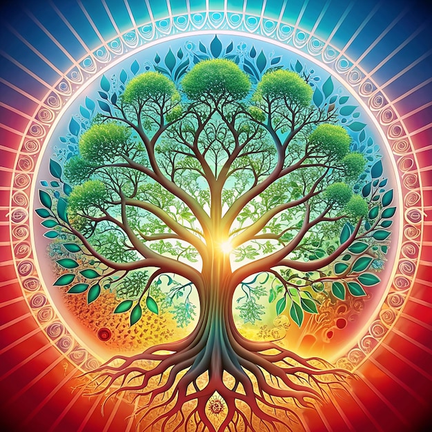 The Tree of Life Embodying Life and Rebirth