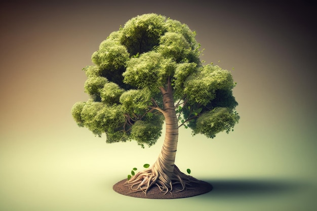 A tree that develops from consumer spending business startup ideas and profit development