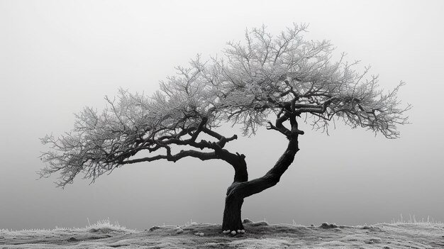 a tree in the water