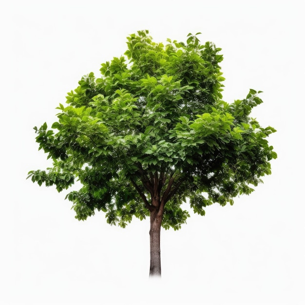 A tree on a white background