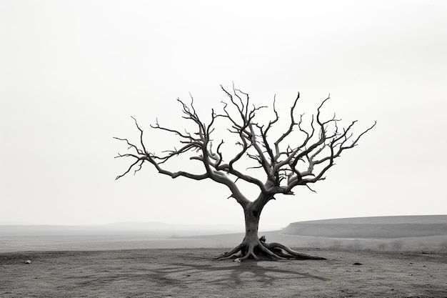 Tree with empty branches