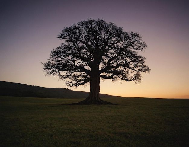 a tree with a large tree in the middle of it