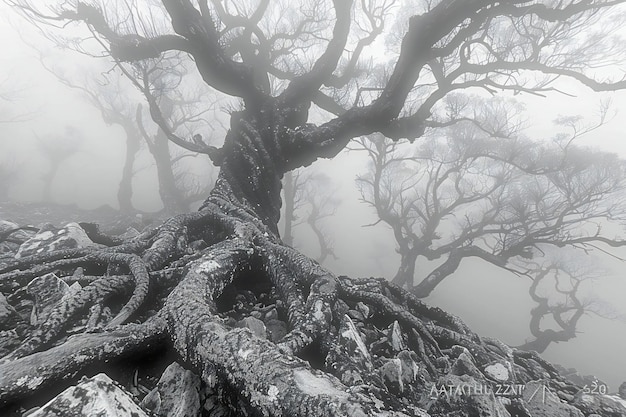 a tree with a lot of branches and the word  tree  on it