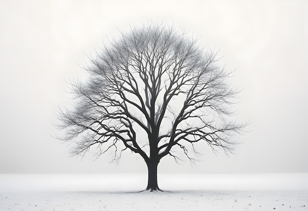 a tree with no leaves is shown in a white background