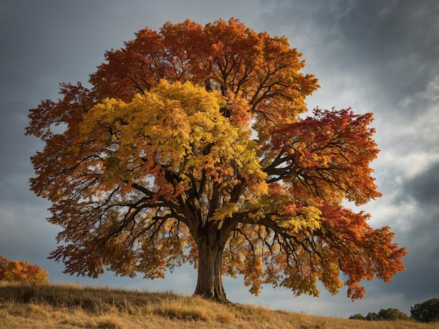 a tree with the word quot fall quot on it