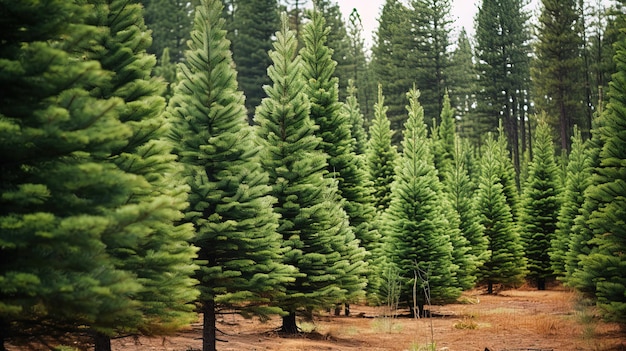 Photo trees in the woods