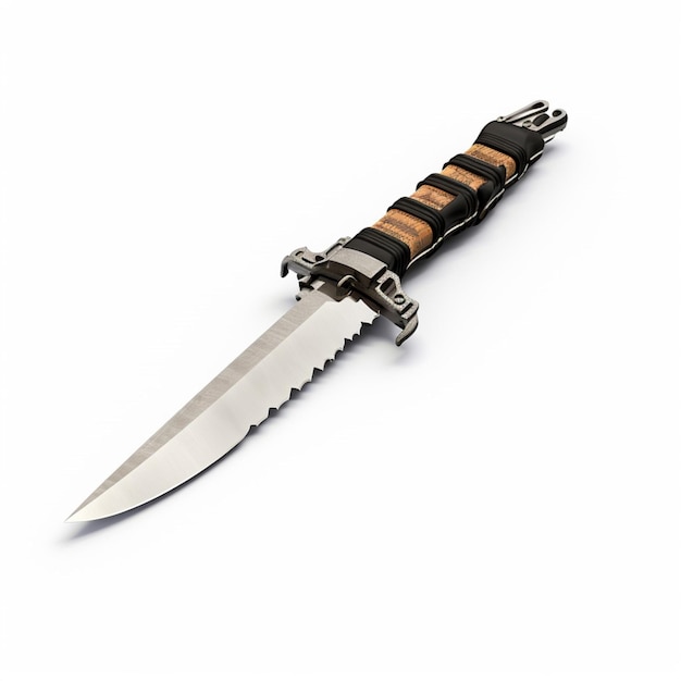 Trench knife with white background high quality ult