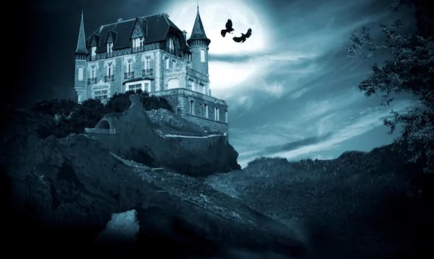 Trending haunted house design 2024