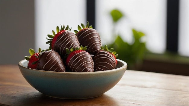 Trending Photo Chocolate Covered Strawberries in bowl