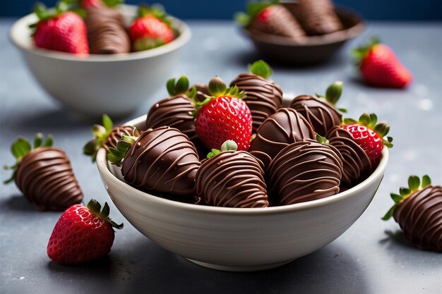 Trending Photo Chocolate Covered Strawberries in bowl