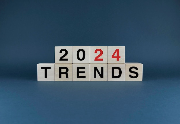 Trends 2024 Business concept of trends in 2024