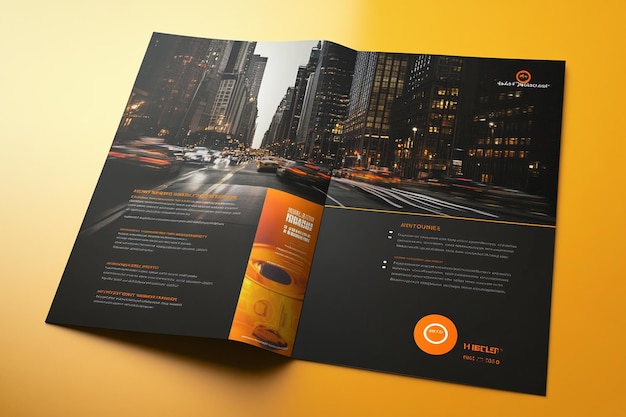 Trendy Bifold Brochure Design photo