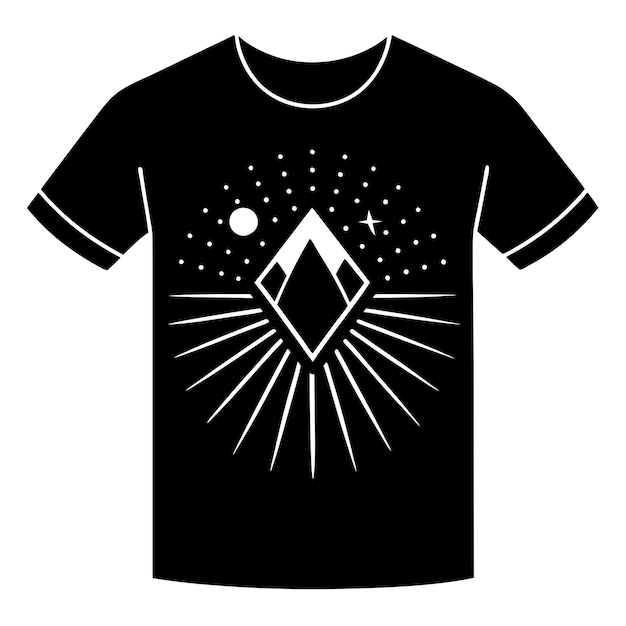 Trendy Graphic TShirt Design with Modern and Minimalist Illustration