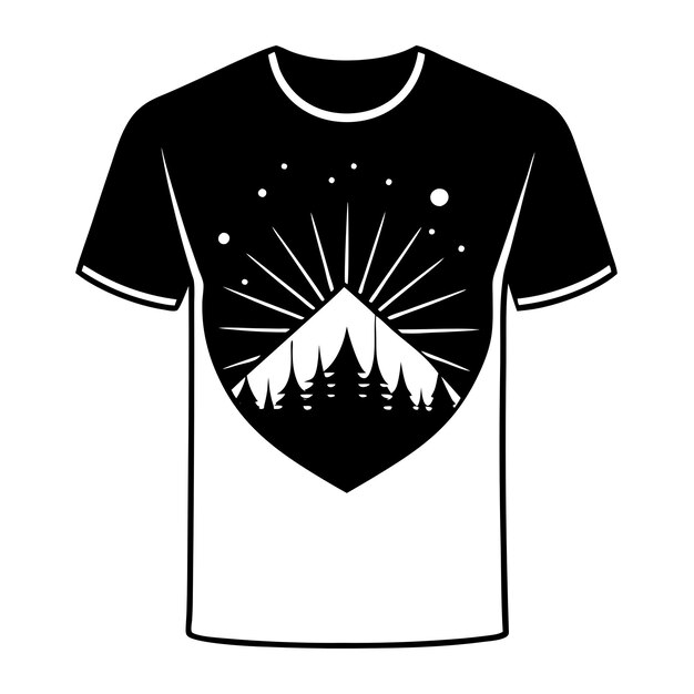 Trendy Graphic TShirt Design with Modern and Minimalist Illustration