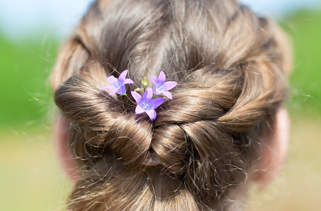 Trendy greek braids hairstyle