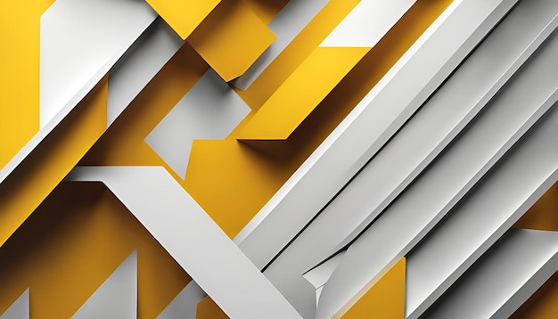 Trendy modern abstract background yellow and white colors