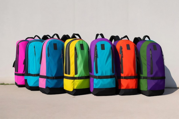 Photo trendy school backpacks for kids