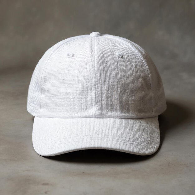 Photo trendy white cap images for sports and casual wear