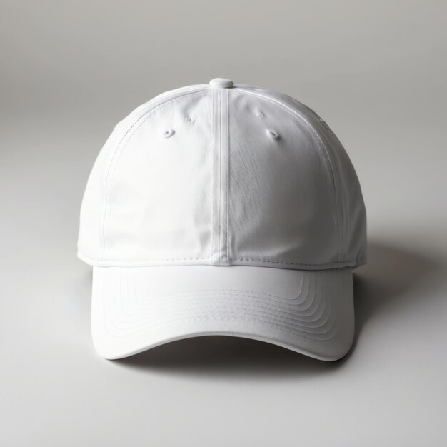 Photo trendy white cap images for sports and casual wear