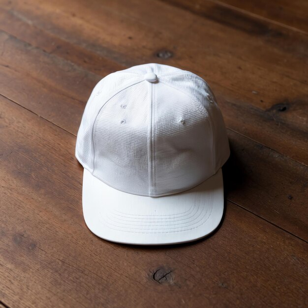 Photo trendy white cap images for sports and casual wear