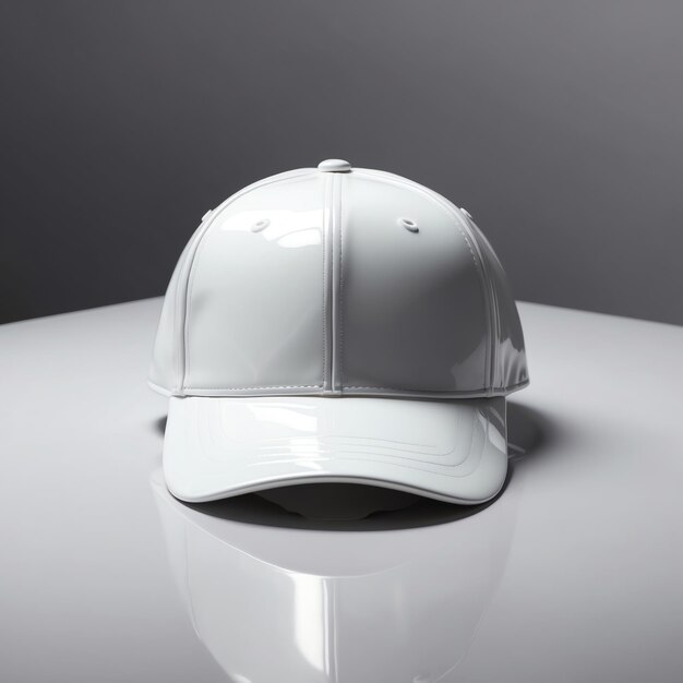 Photo trendy white cap images for sports and casual wear