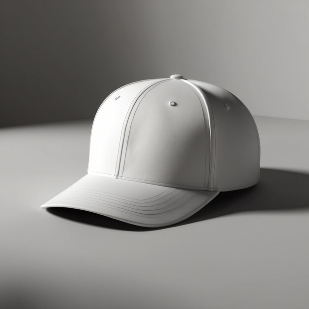 Photo trendy white cap images for sports and casual wear