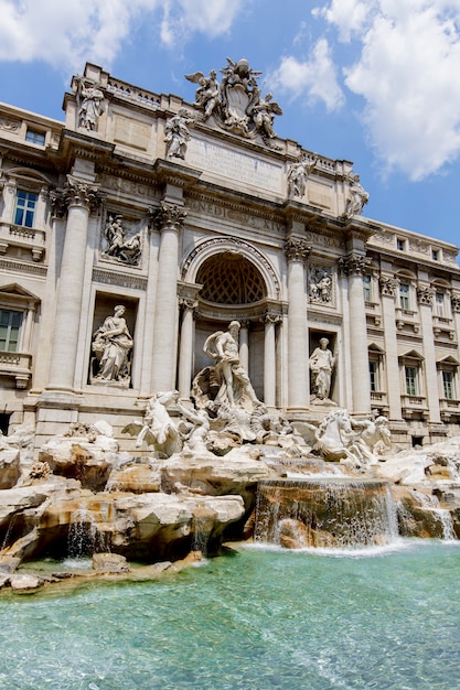 Trevi fountain in Rome, Italy