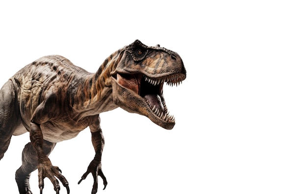 TRex dinosaur isolated on white background Ai generated