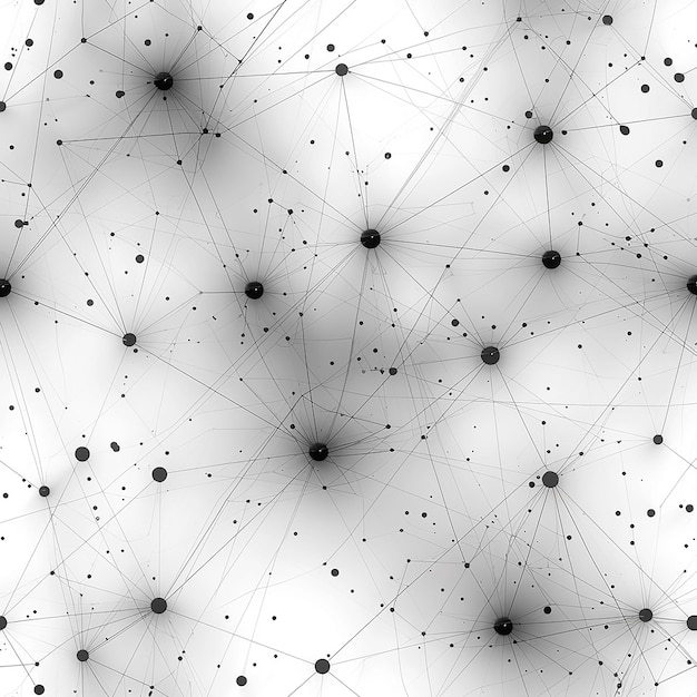 Triangle Pattern with Connecting Lines