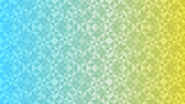 Triangular Geometric Gradient Low-poly Background Wallpaper in Blue-green colors