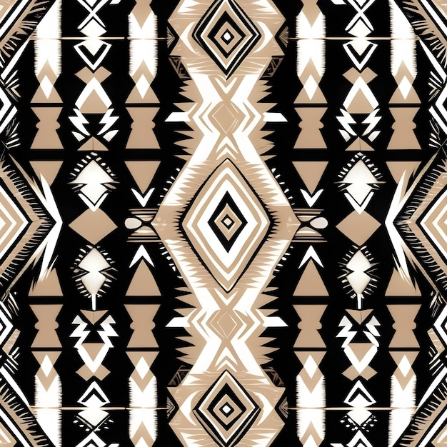 Photo tribal seamless pattern