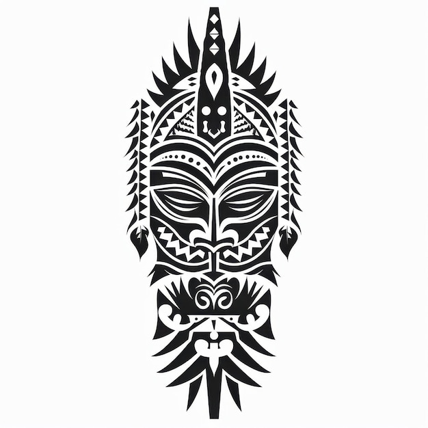 Photo tribal tattoo designs featuring bold black lines and intricate patterns in 5k resolution