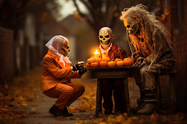 Trick or treat delights halloween photography