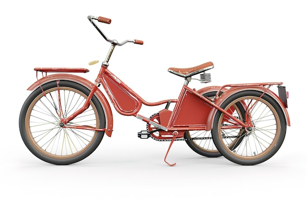 Tricycle isolated on transparent background