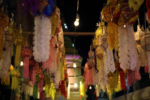 Triditional north on Thailand lantern