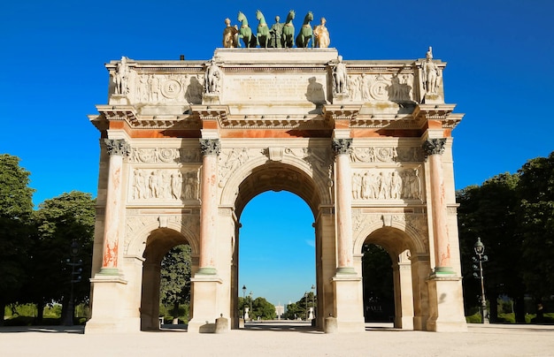 The Triomphal Arch of Carroussel in Paris France