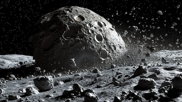 trip to the moon HD 8K wallpaper Stock Photographic Image