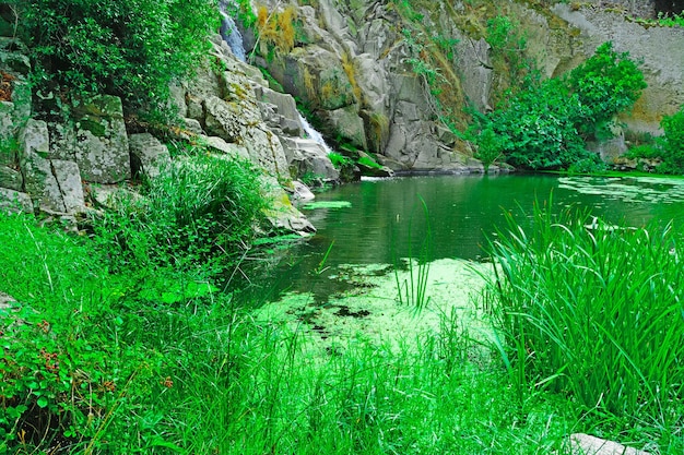 Triulintas water fall in Sardinia Italy