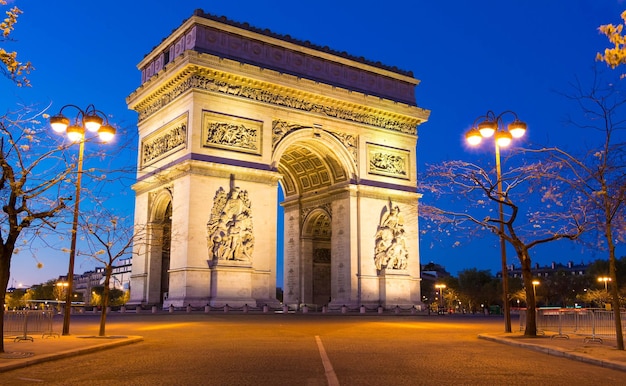 The Triumphal Arch Paris France