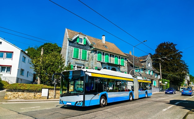 Trolleybus in Solingen Germany