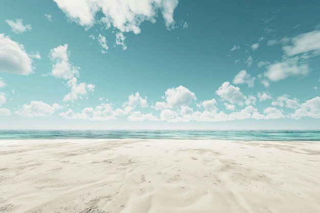 tropical beach beach background Empty tropical beach background Horizon with sky and white sand