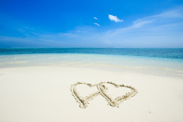 Tropical beach in Maldives